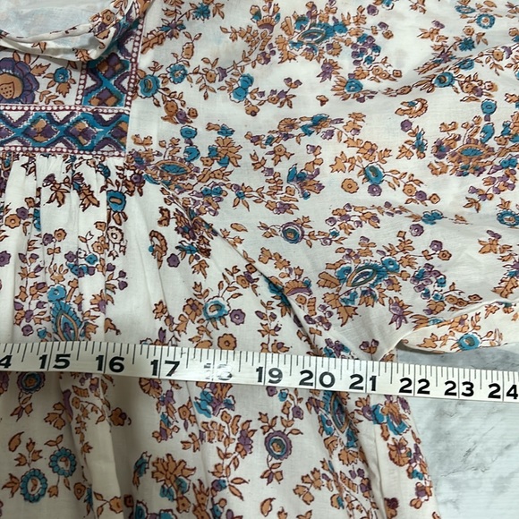 MILLIE WOMENS DAISY TASEL TIE MINI DRESS CREAM FLORAL Sz XL NEW - Picture 12 of 12